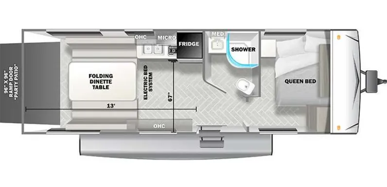 Forest River EVO 2110RTX floor plan