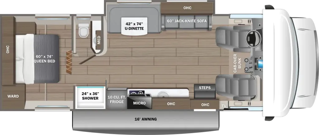 2026 Entegra Coach Odyssey SE 29KF floor plan