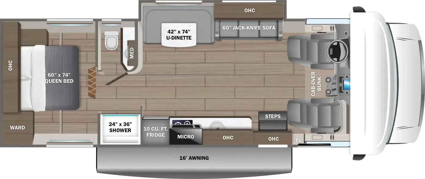 Entegra Coach Odyssey SE 29KF floor plan
