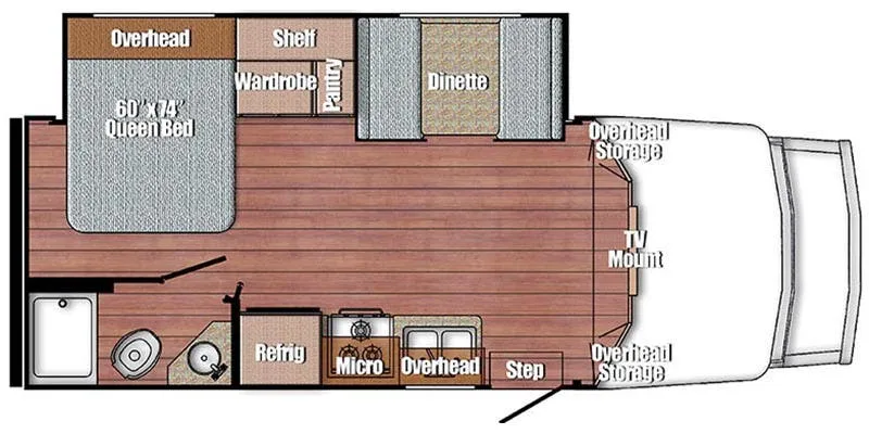 2018 Gulf Stream BT Cruiser 5245 - Floor plan