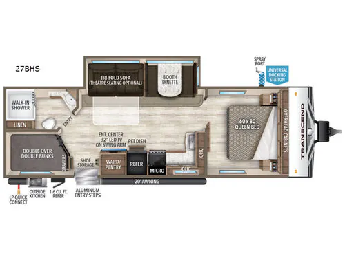 2019 Grand Design Transcend 27BHS - Photo 2
