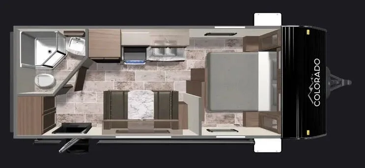 2026 Dutchmen Colorado 19RBC - Floor plan