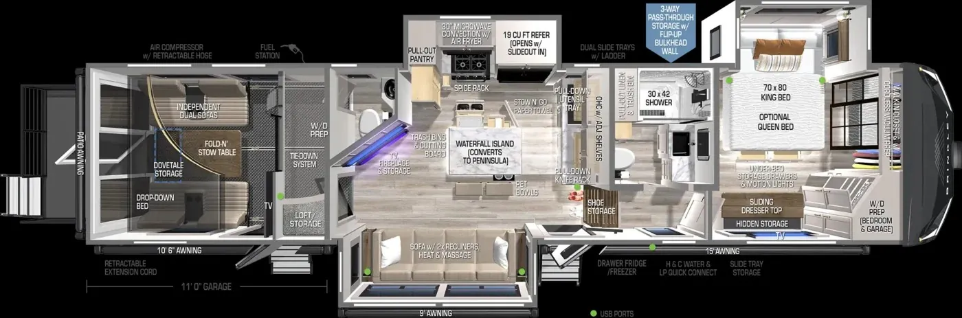 2024 brinkley Model G 3500 — floorplan