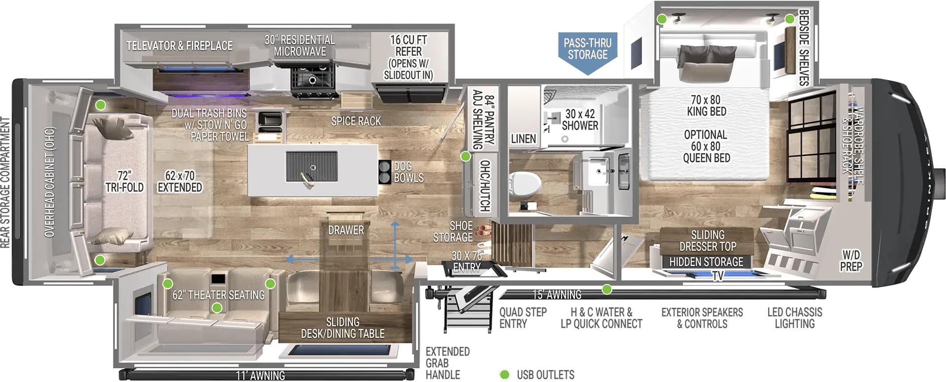 2025 Brinkley Model Z 3100 - Floor plan