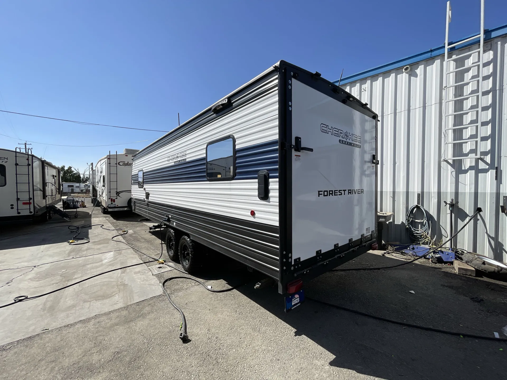 2025 Forest River Cherokee Grey Wolf 22RR — off campside
