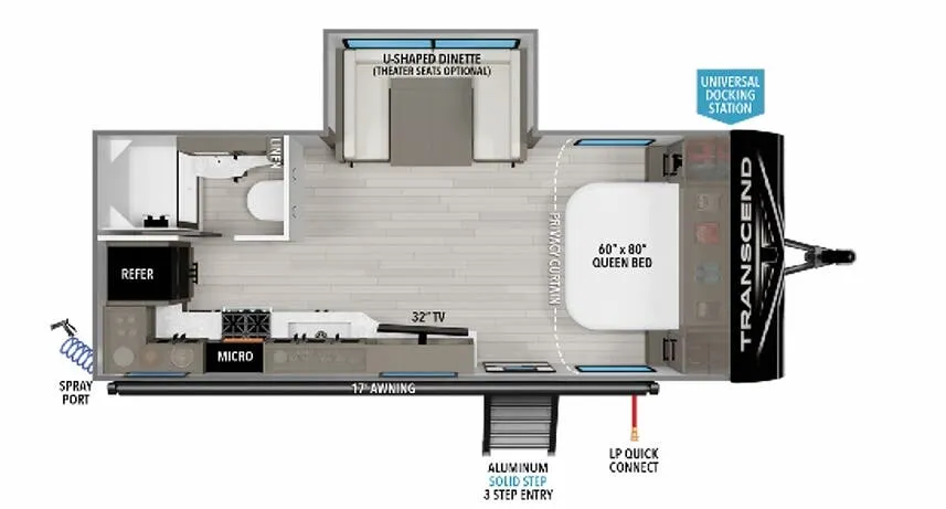 Grand Design Transcend Xplor 200MK floor plan