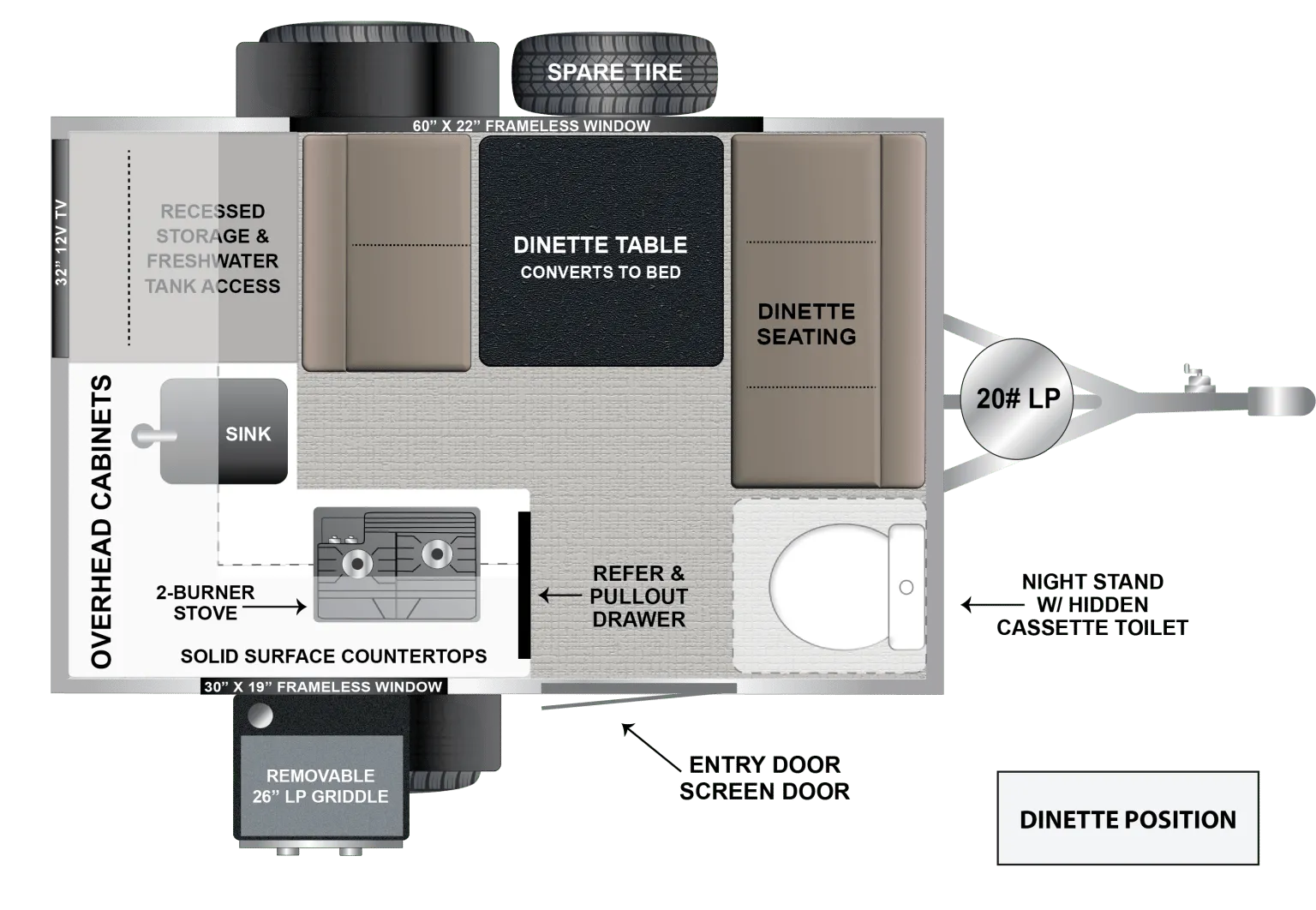 Encore RV VENU 10RKS floor plan