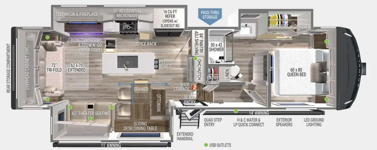 2026 Brinkley Model Z 2900 - Floor plan