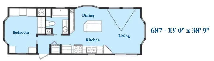 Chariot Eagle Hawk Classic 687 floor plan