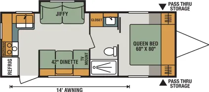 K-Z Connect C221RK floor plan