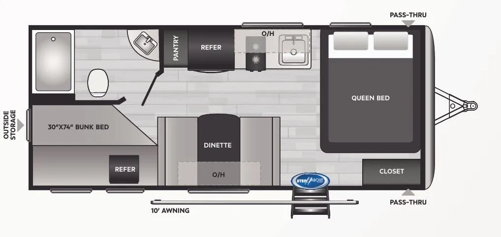 2025 Keystone Springdale 2010BH - Floor plan