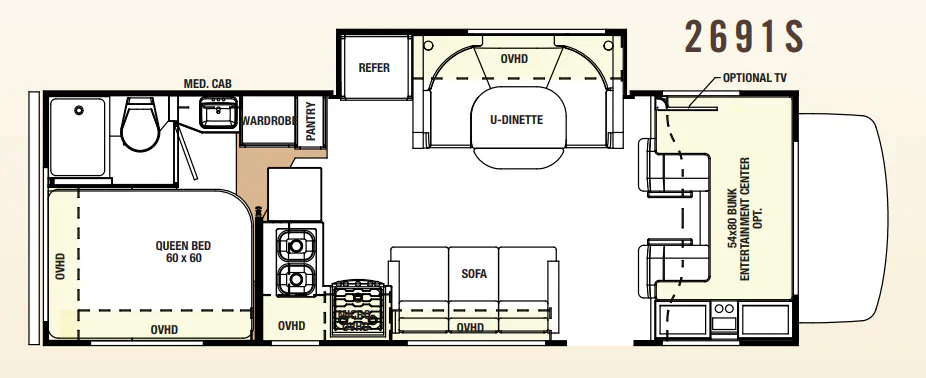 Forest River Forester 2691S floor plan