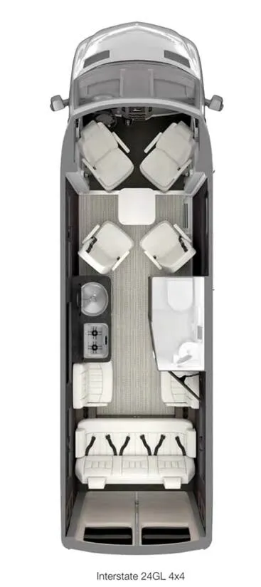 Airstream Interstate 24 24 24GL 4X4 floor plan