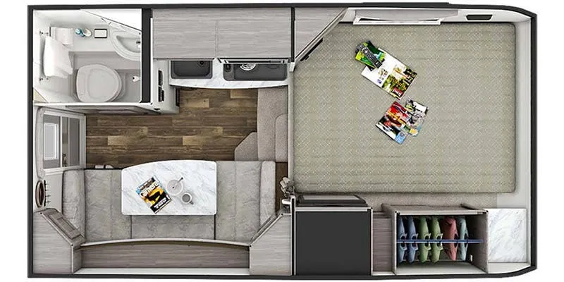 Lance TC 650 floor plan