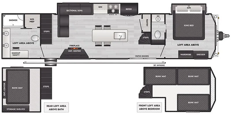 Keystone Residence 40HBDL floor plan