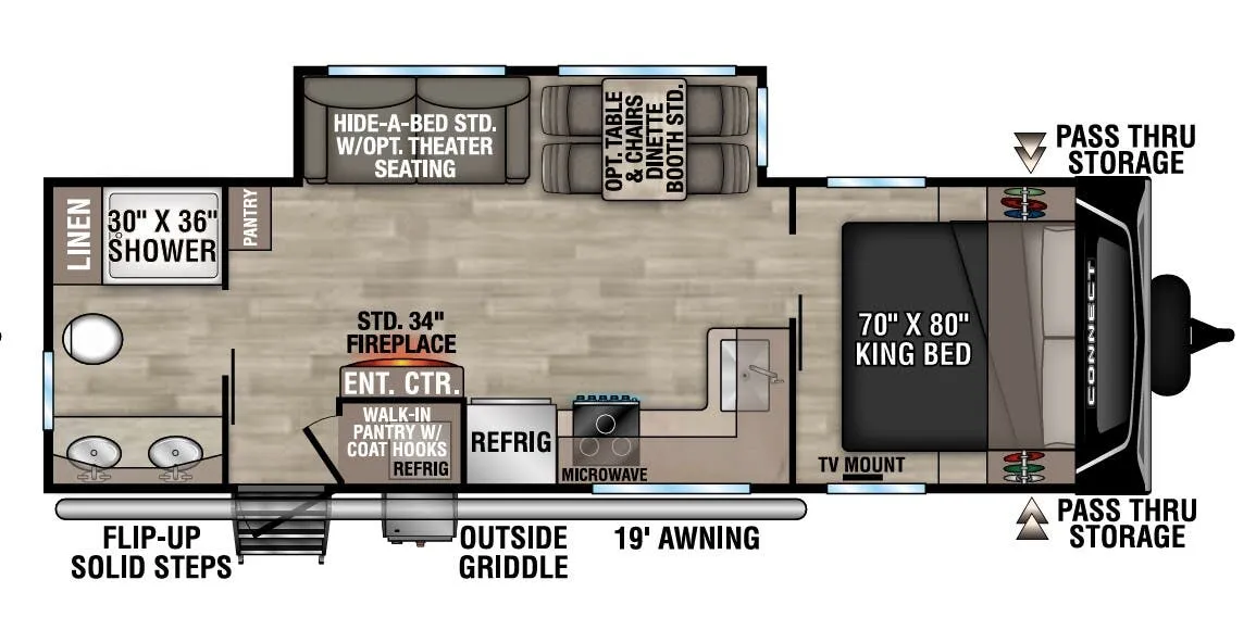 K-Z Connect C261RB floor plan