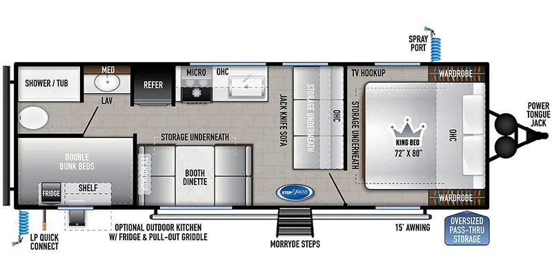 East to West Silver Lake 27KNS floor plan