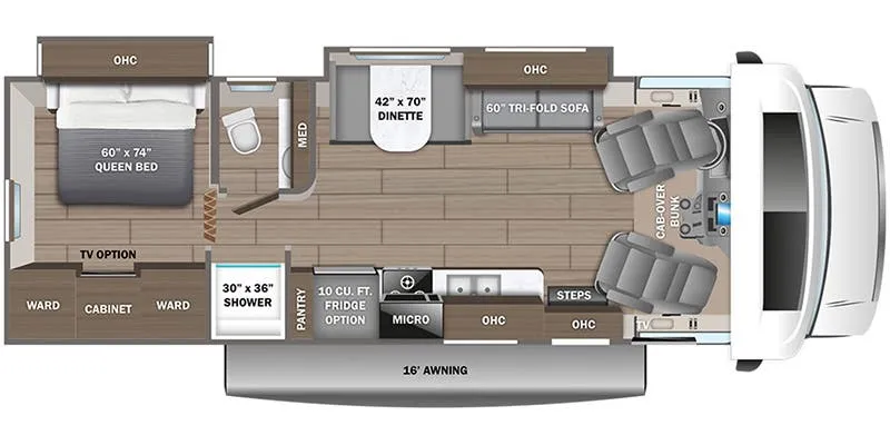 2025 Entegra Coach Esteem 29V floor plan