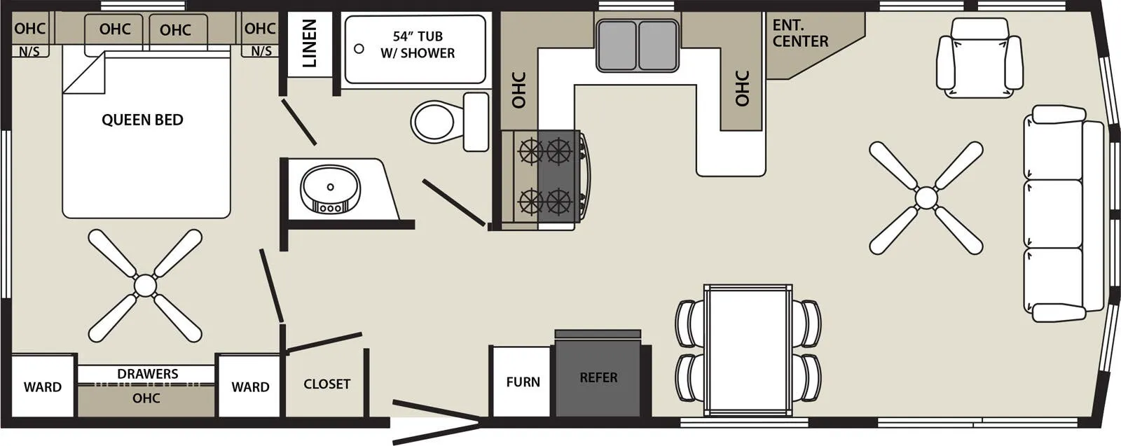 Forest River Quailridge Canada 38FLA-C floor plan