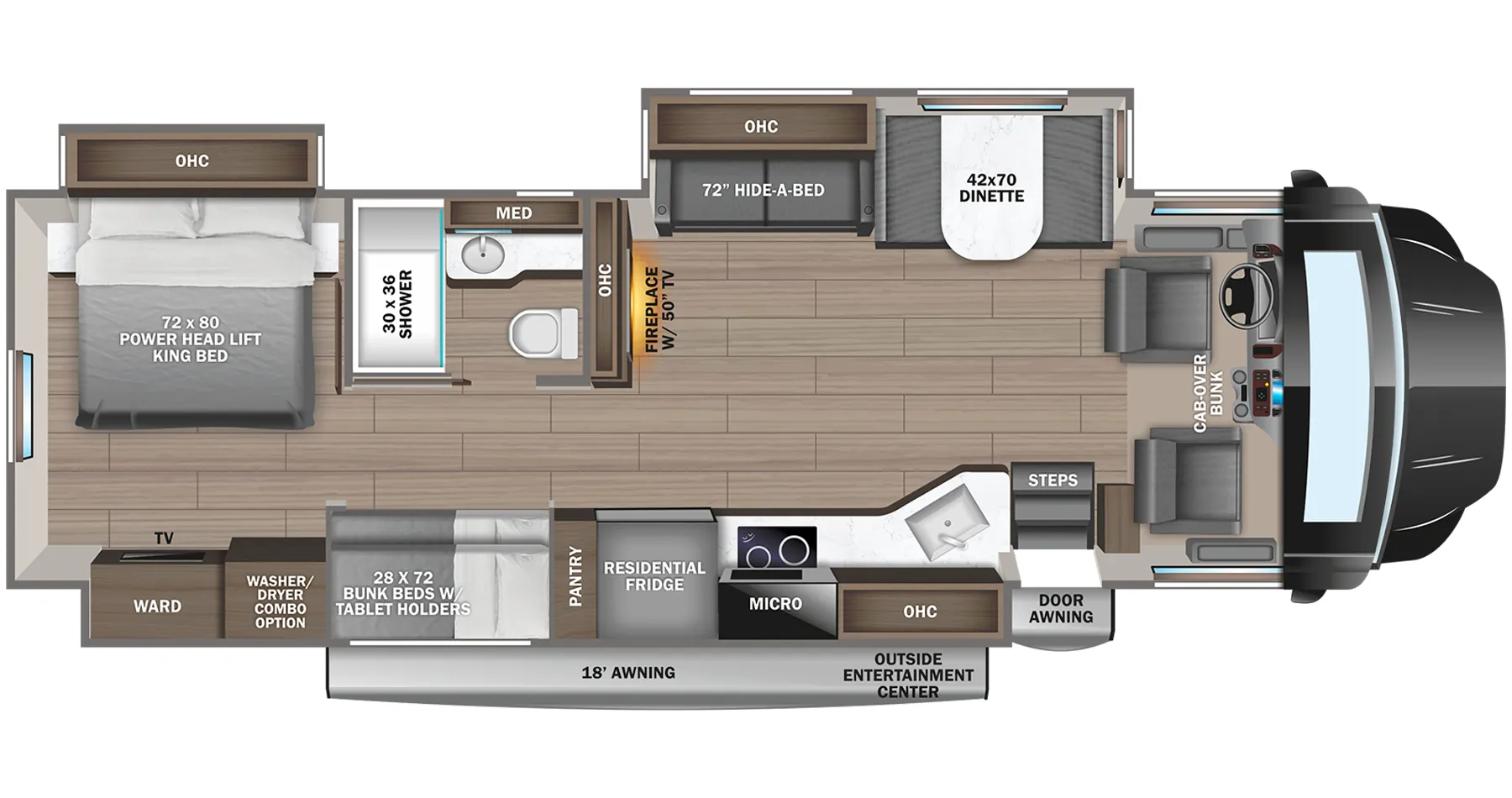 2023 Jayco Seneca 37L - Floor plan