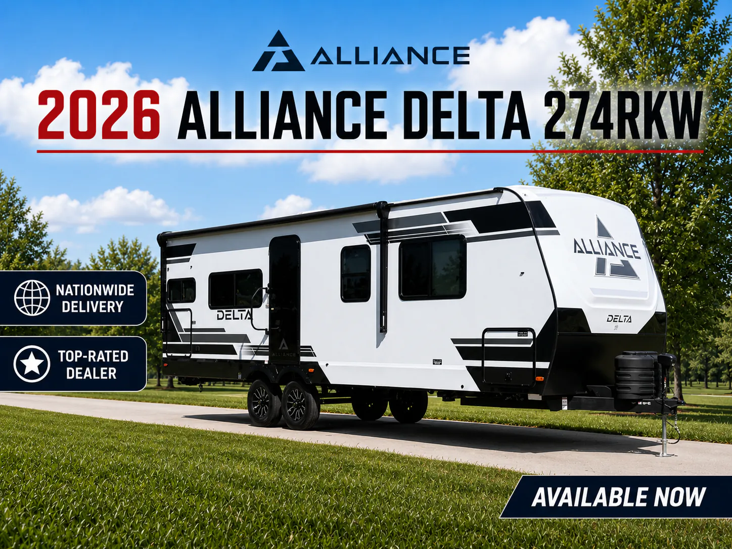 2026 Alliance RV Delta 274RKW - Photo 2