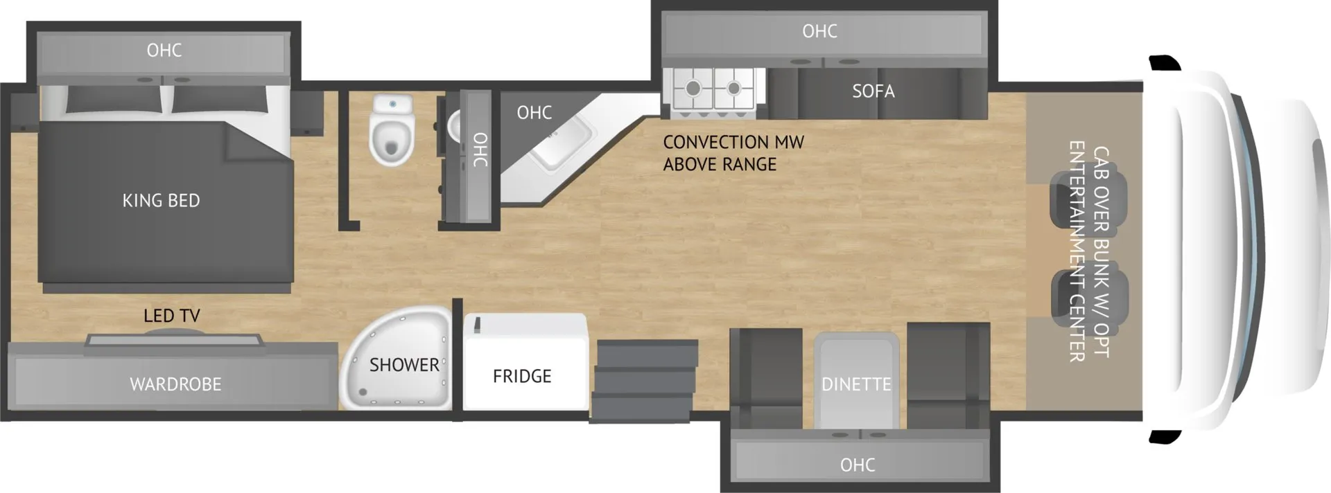 2026 Nexus Ghost 34DS - Floor plan