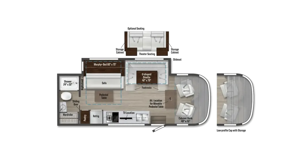 2026 Winnebago View 24D floor plan