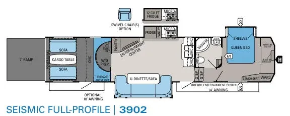 Jayco Seismic 3902 floor plan