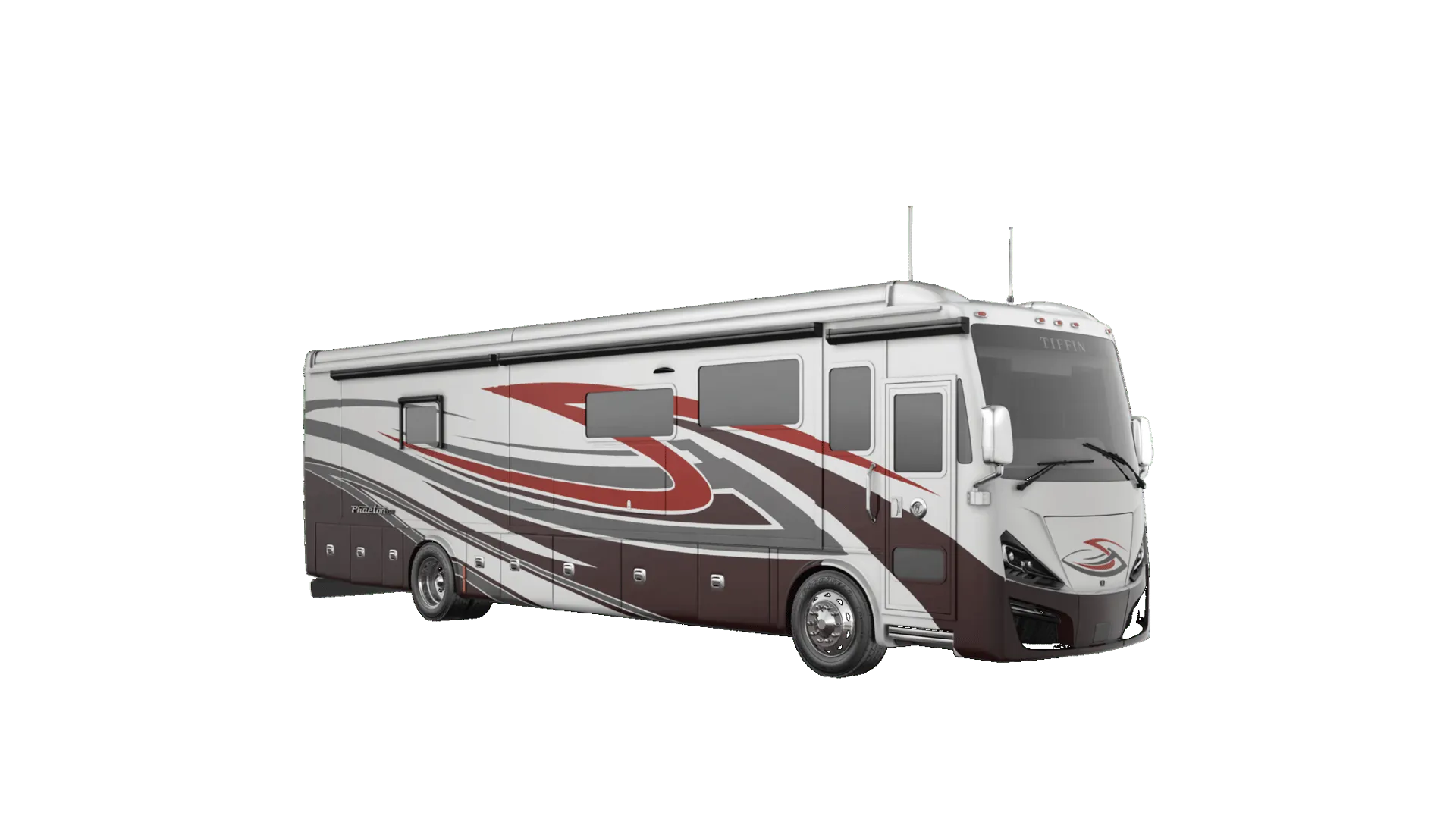 Tiffin Phaeton 37 BH exterior