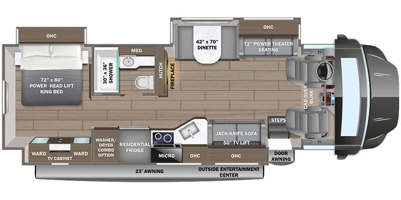 2026 Entegra Coach Accolade 37M - Floor plan