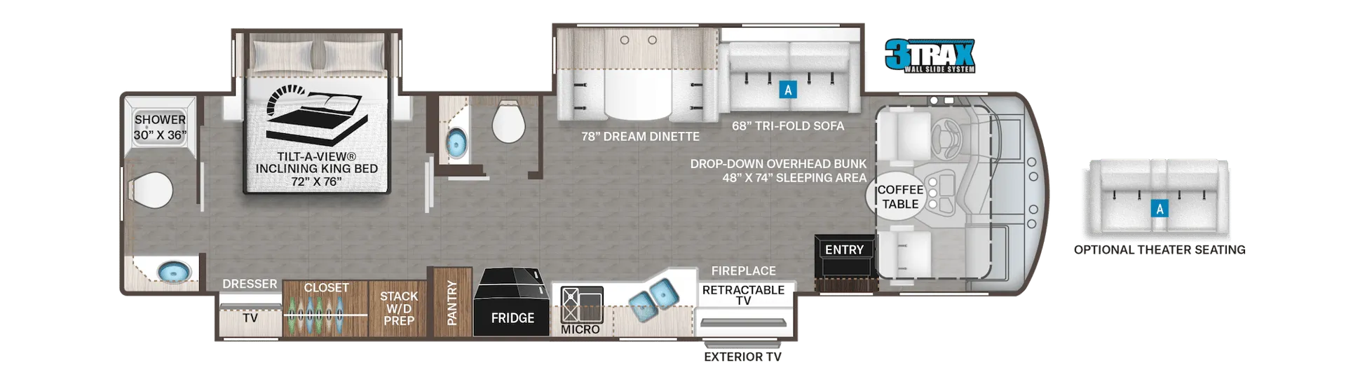 Thor Motor Coach Challenger 37FH floor plan
