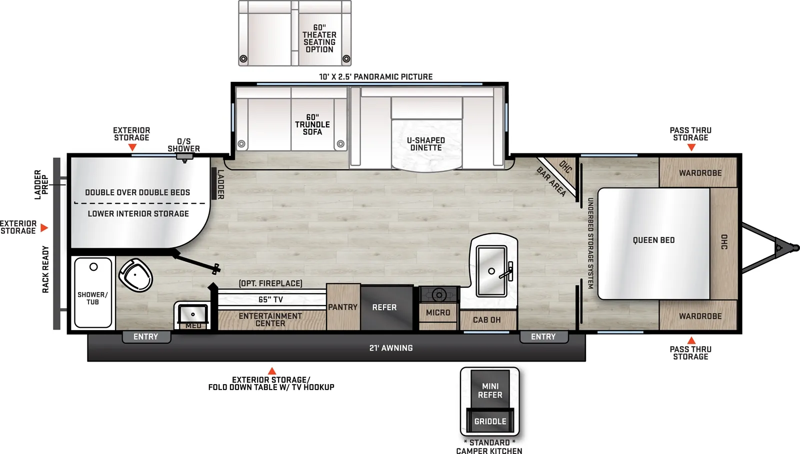 2026 Coachmen Catalina Legacy Edition 273DBHCK - Floor plan
