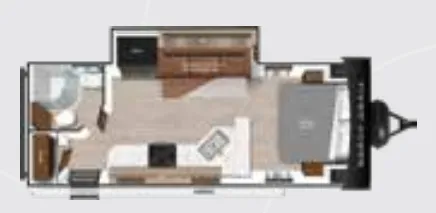Heartland North Trail 22RBS floor plan