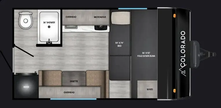 2026 Dutchmen Colorado 13FBC floor plan