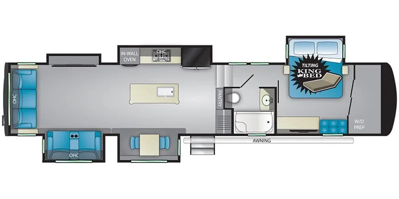 Heartland Landmark LM Daytona floor plan