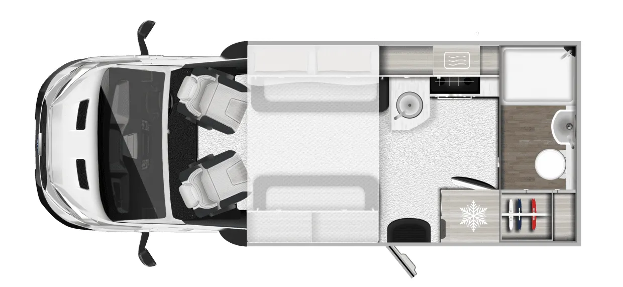 Auto-Trail F-Line F60 floor plan