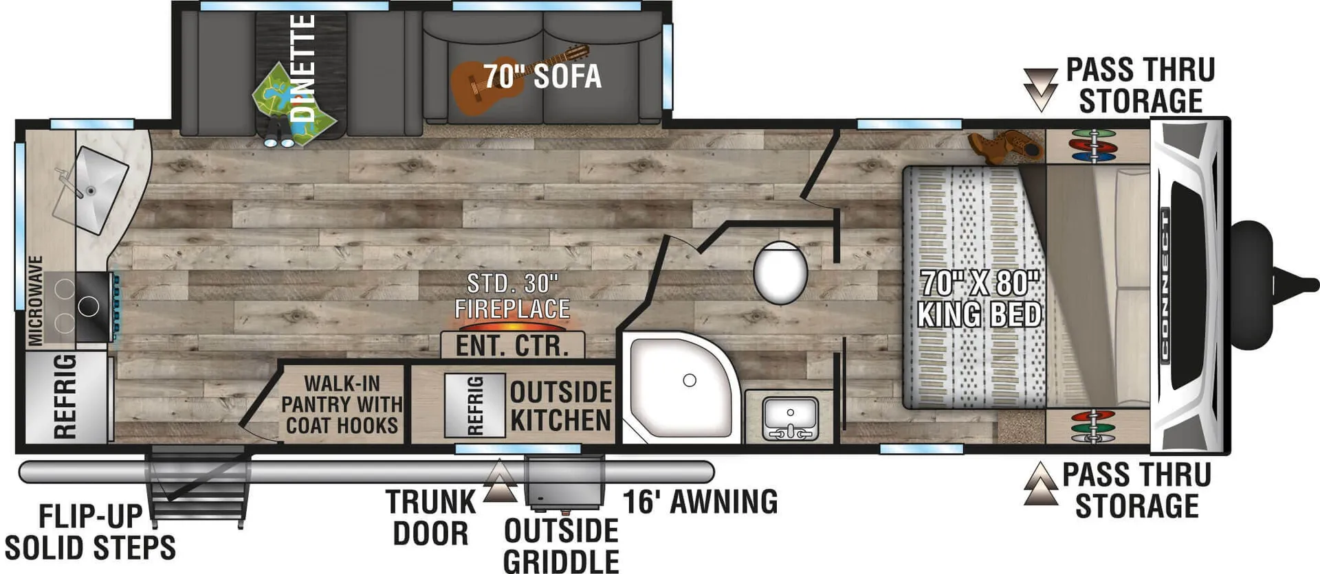 K-Z Connect C261RKK floor plan