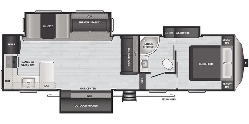 Keystone Springdale 302FWRK floor plan
