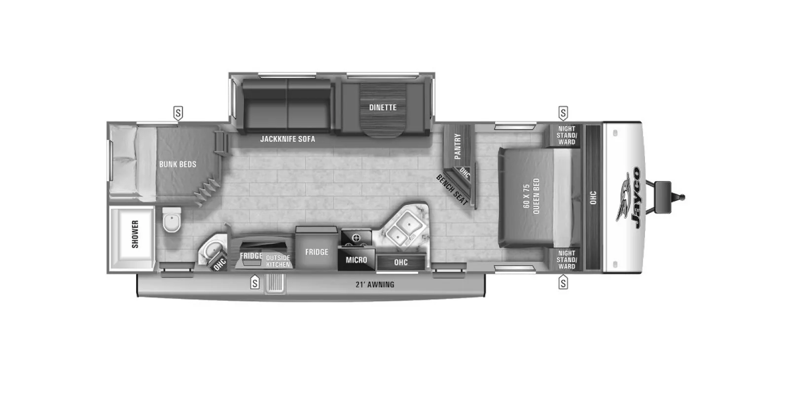 2021 Jayco Jay Feather 27BHB - Photo 3
