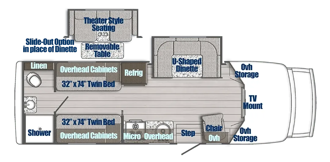 Gulf Stream Yellowstone Cruiser Y5255 floor plan