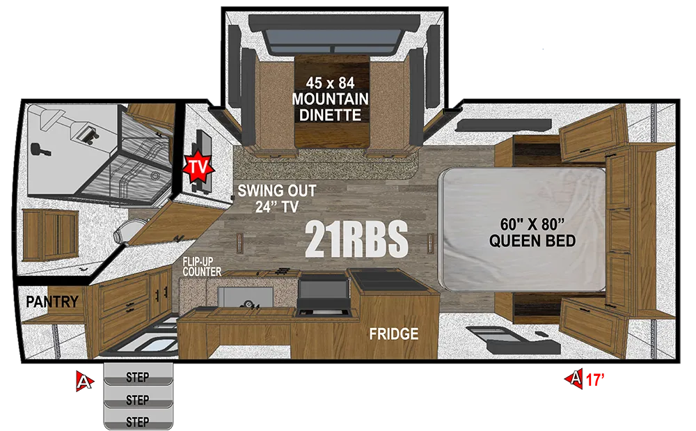 2026 Outdoors RV Mountain Series Creek Side 21RBS - Photo 3