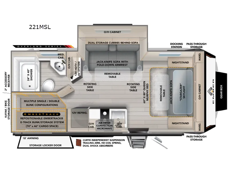 2026 Ember RV Overland Series 221MSL - Photo 4