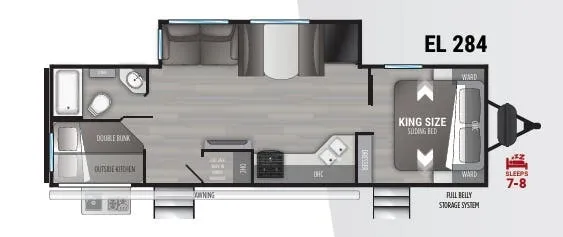 Cruiser RV Embrace 284 floor plan
