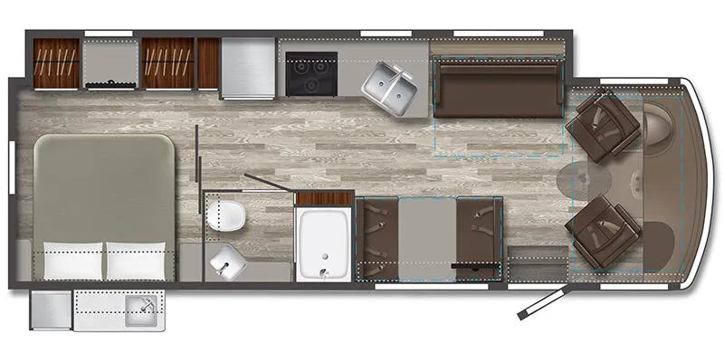 2026 Winnebago Vista 29V floor plan