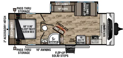 Venture RV SportTrek ST251VFK floor plan