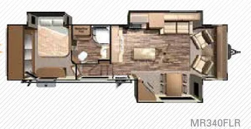 Highland Ridge Mesa Ridge MR340FLR floor plan