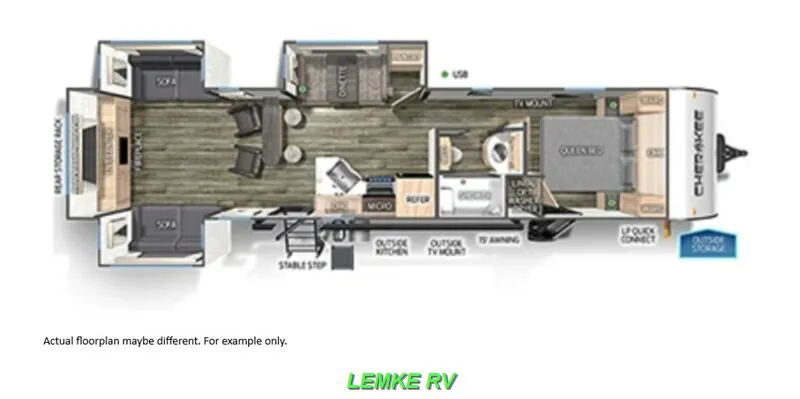 2023 Forest River Cherokee Wolf Den 306MM, Photos photo 4