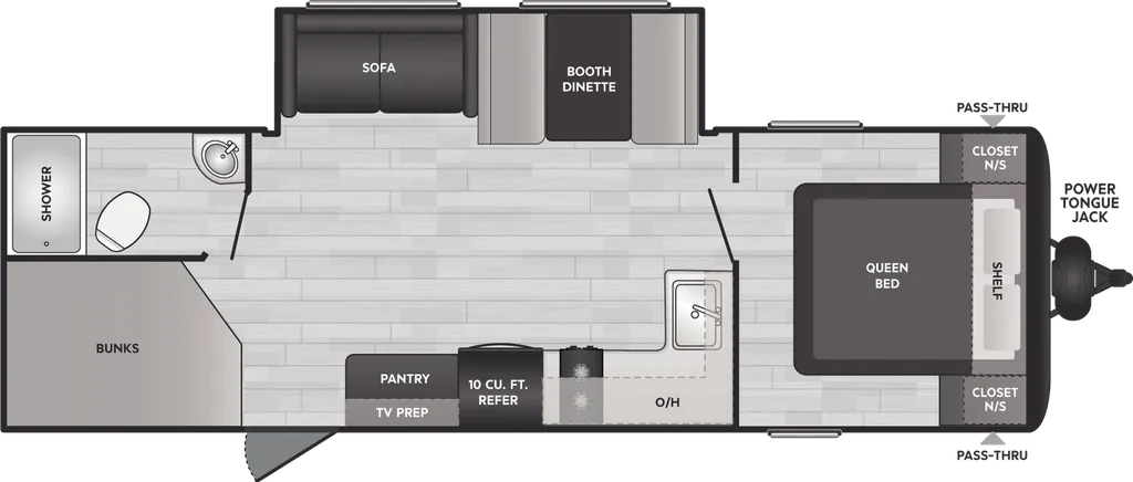 2026 Keystone Springdale Classic Double 269DBC floor plan