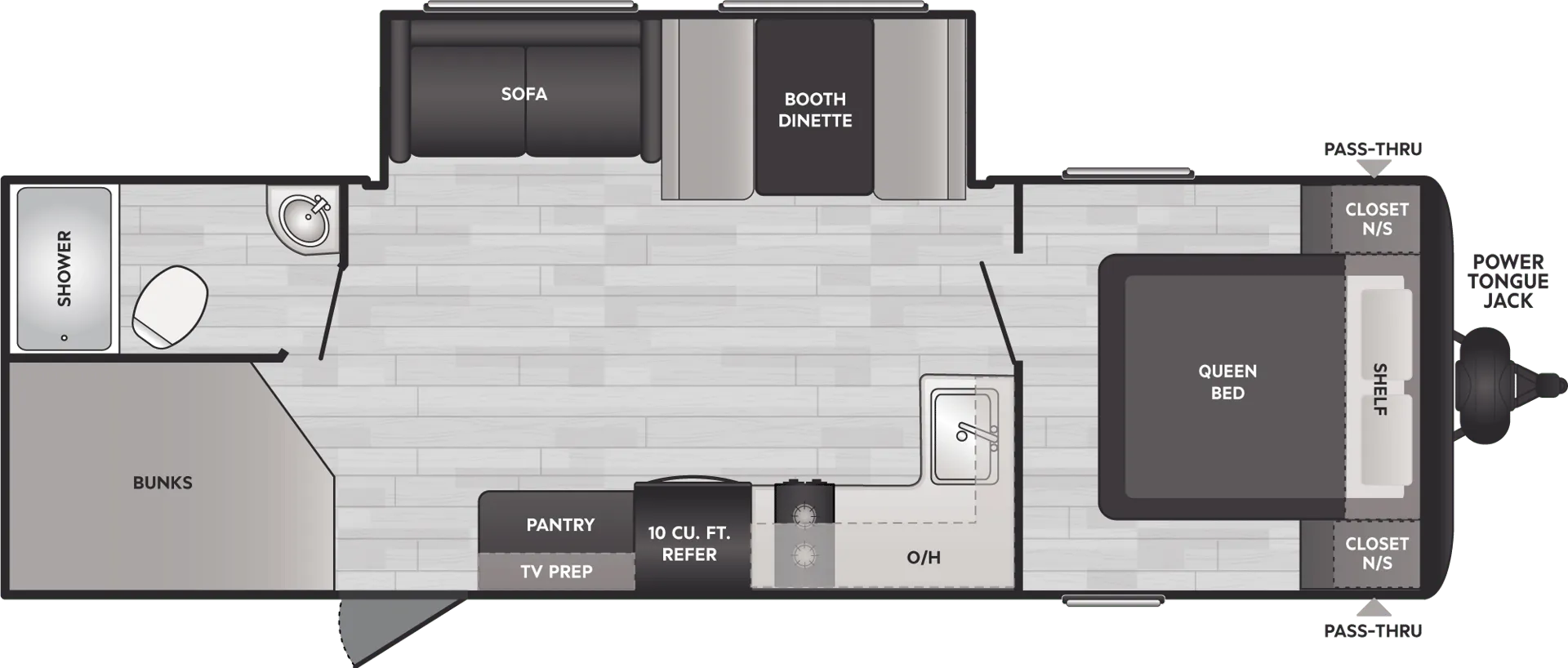2026 Keystone Springdale Classic Double 269DBC - Floor plan