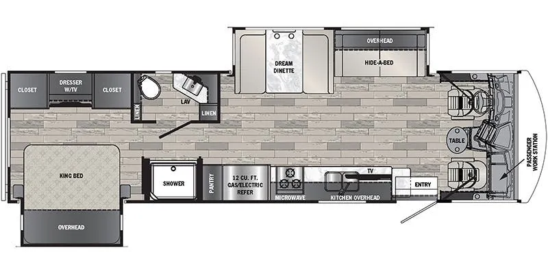 Forest River Georgetown 3 Series GT3 32A3 floor plan